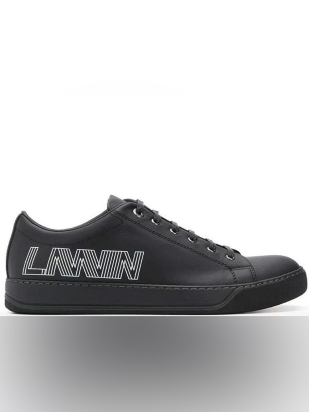 LANVIN Low-Top Logo Sneakers black